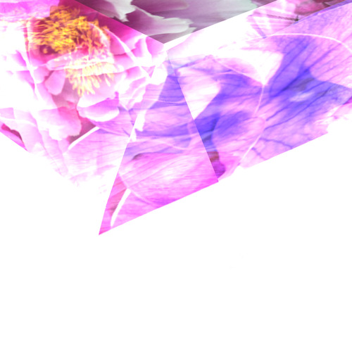 Purple flowers_ Gloria Sanchez1 Cotton Linen Tablecloth 60"x 104"