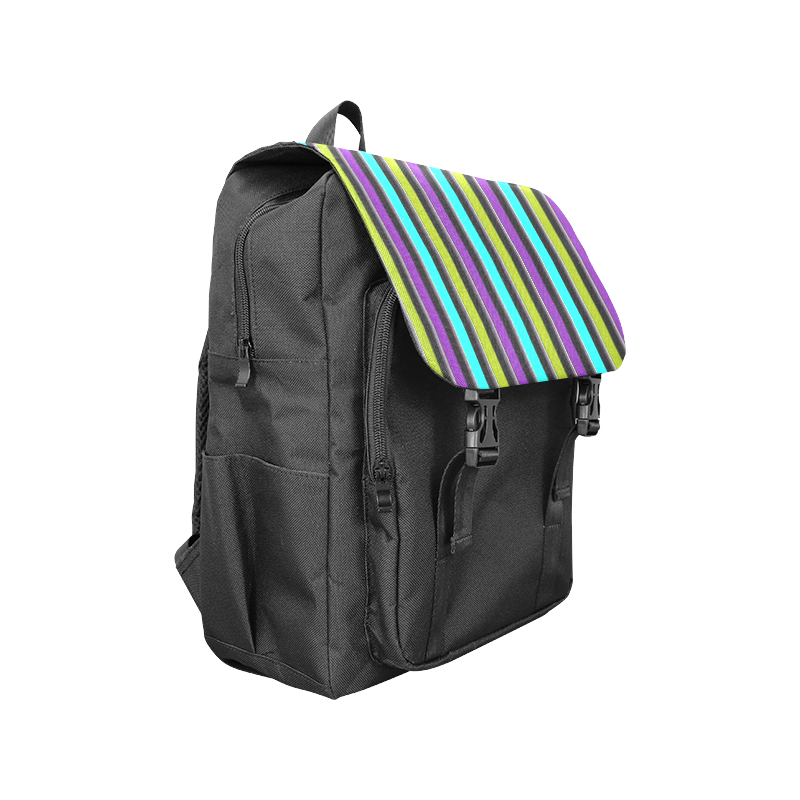 retro stripe 1 Casual Shoulders Backpack (Model 1623)