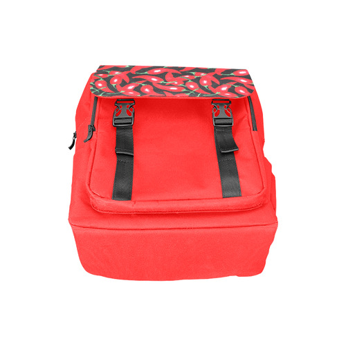 red hottt chili peppers Casual Shoulders Backpack (Model 1623)