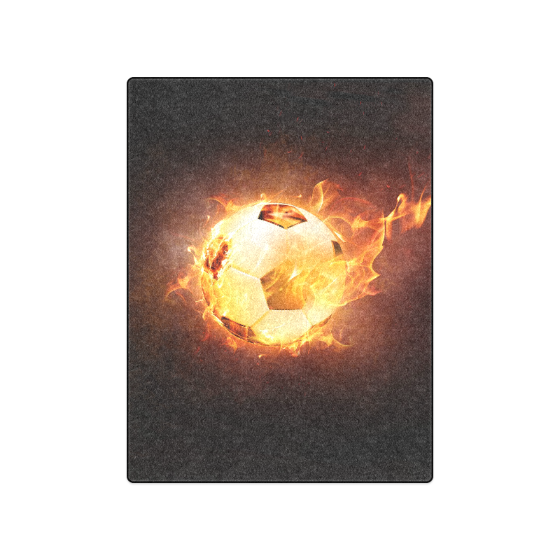 SPORT Football Soccer, Ball under Fire Blanket 50"x60"