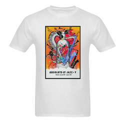 Absolute Jazz Music T shirt by Juleez Men's T-Shirt in USA Size (Two Sides Printing)
