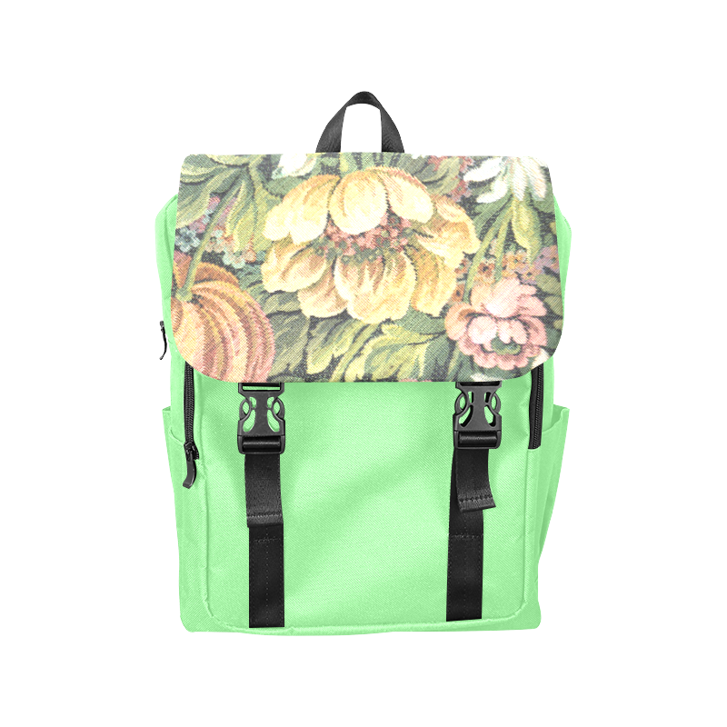 Grandma's Couch Floral Apholstery Look Casual Shoulders Backpack (Model 1623)