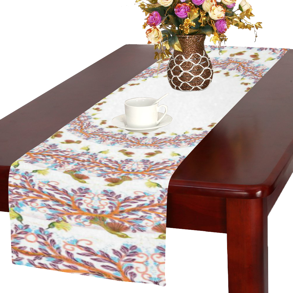 humbirds 7 Table Runner 16x72 inch