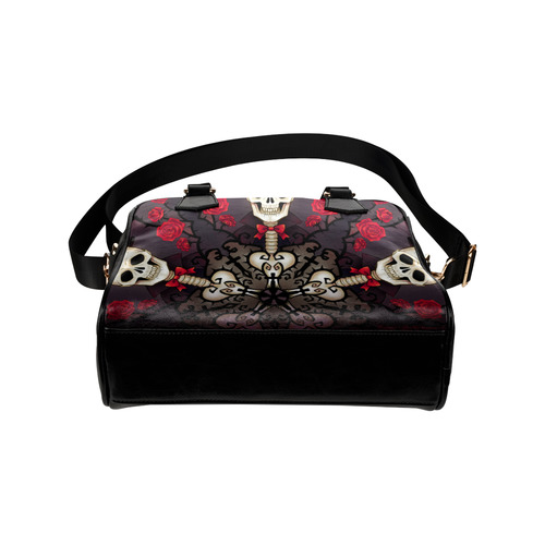 rose-skull Shoulder Handbag (Model 1634)