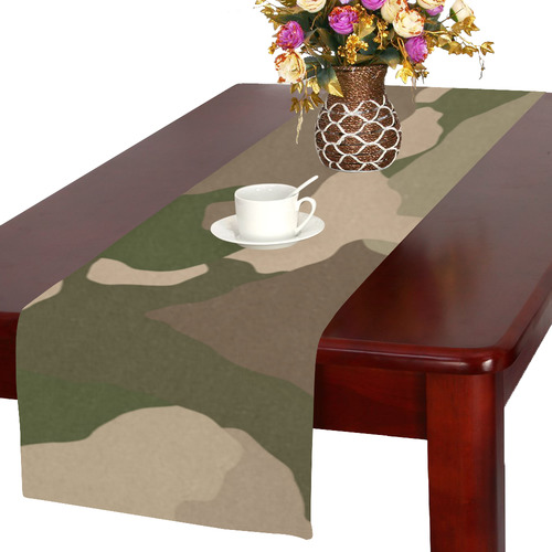 camouflage Table Runner 16x72 inch