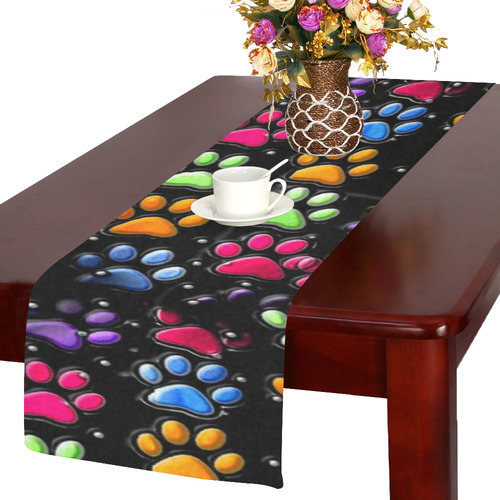 Paws by Nico Bielow Table Runner 14x72 inch