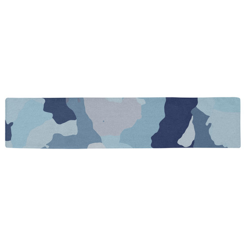 blues camo Table Runner 16x72 inch