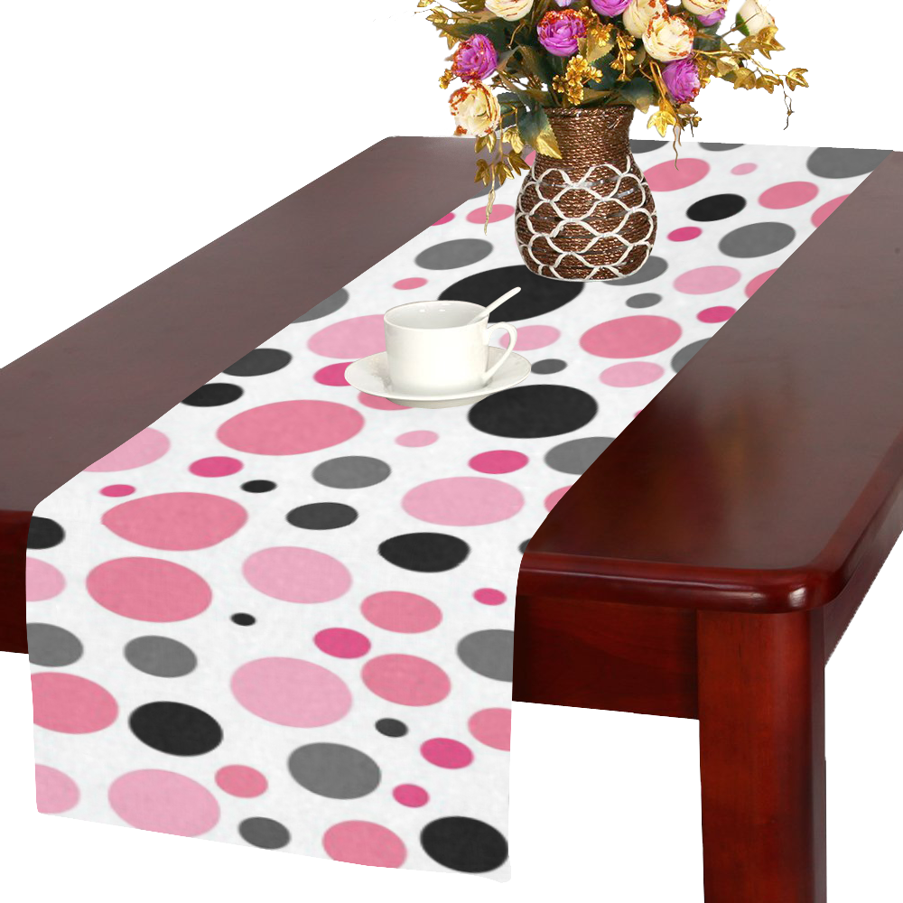 confetti polka dots Table Runner 16x72 inch