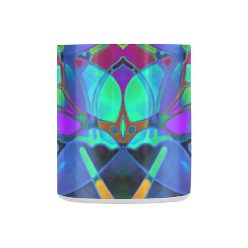 Floral Fractal Art G308 Classic Insulated Mug(10.3OZ)
