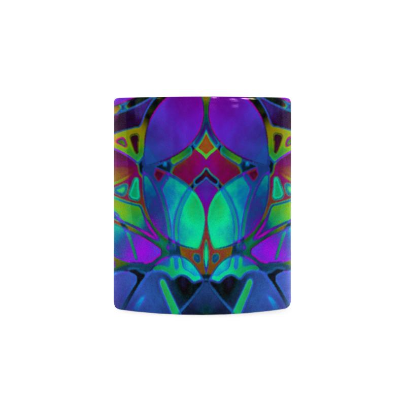 Floral Fractal Art G308 White Mug(11OZ)