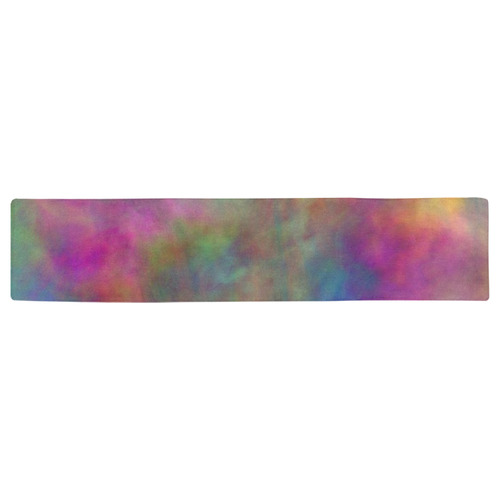 rainbow clouds Table Runner 16x72 inch
