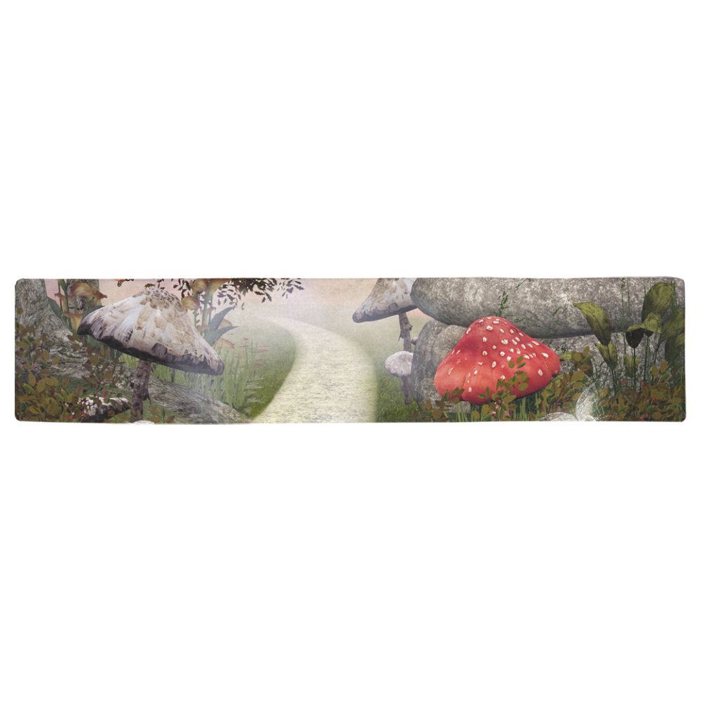 Enchanted Nature Footpath Table Runner 16x72 inch