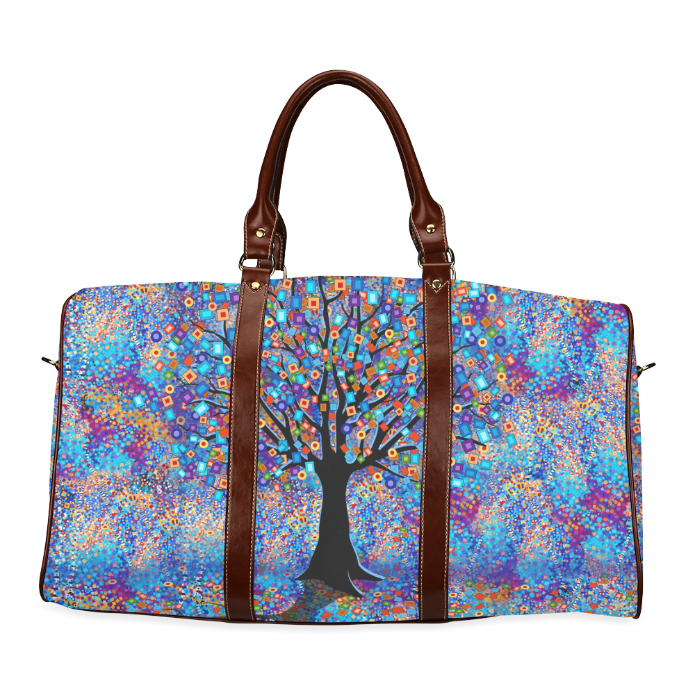 Colorful Tree of Life Art PrintCarnival by Juleez Waterproof Travel Bag/Large (Model 1639)