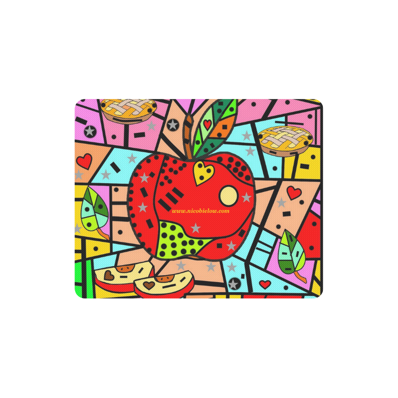 Apple by Nico Bielow Rectangle Mousepad