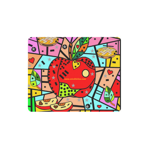 Apple by Nico Bielow Rectangle Mousepad
