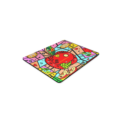 Apple by Nico Bielow Rectangle Mousepad