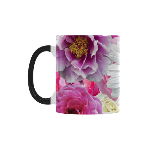 Pink flowers_ Gloria Sanchez1 Custom Morphing Mug