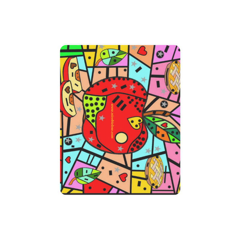 Apple by Nico Bielow Rectangle Mousepad