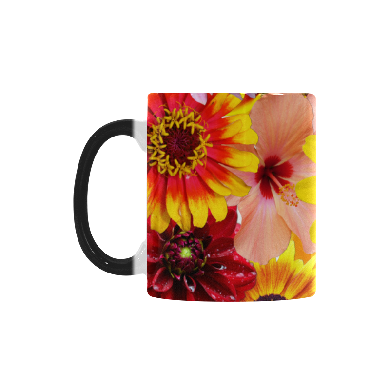 Orange flowers_ Gloria Sanchez1 Custom Morphing Mug