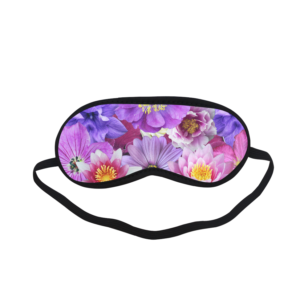Purple flowers_ Gloria Sanchez1 Sleeping Mask