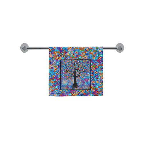 Colorful Tree Art Print Tree of Life by Juleez Custom Towel 16"x28"