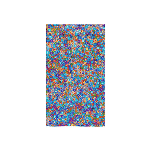 Colorful Print Carnival by Juleez Custom Towel 16"x28"