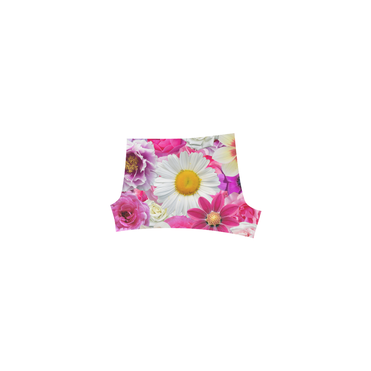 Pink flowers_ Gloria Sanchez1 Briseis Skinny Shorts (Model L04)