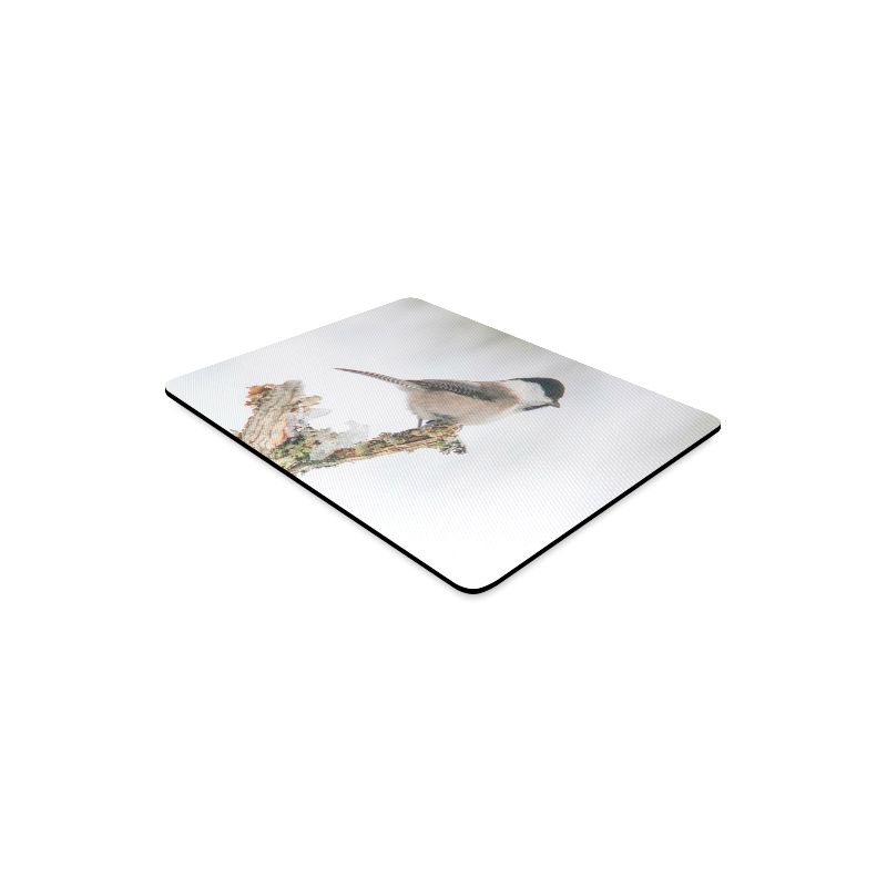 Willow In The Snow Rectangle Mousepad