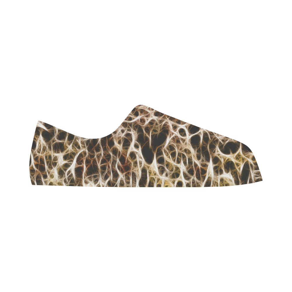 Misty Fur Coral - Jera Nour Aquila Microfiber Leather Women's Shoes (Model 031)