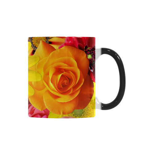 Orange flowers_ Gloria Sanchez1 Custom Morphing Mug