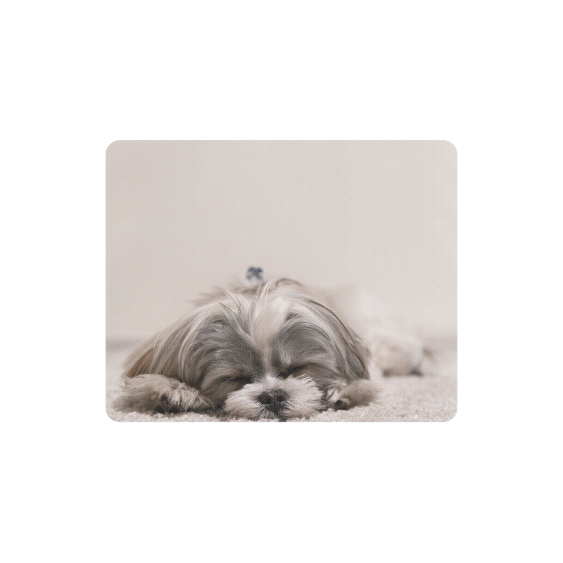 Sleeping Puppy Rectangle Mousepad