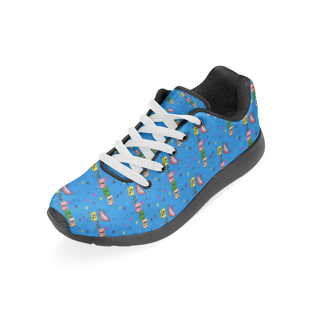 Smile Popart by Popart Lover Men’s Running Shoes (Model 020)