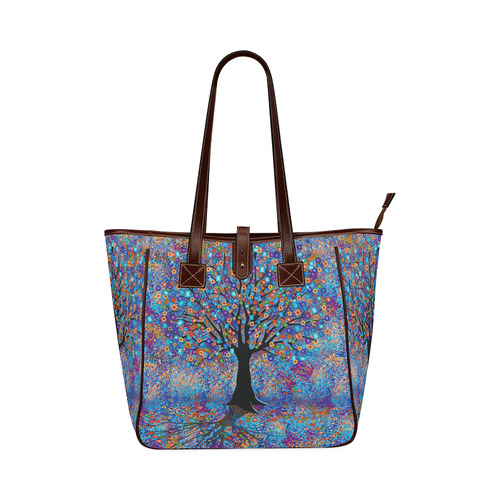 Colorful Tree of Life Art Carnival by Juleez Classic Tote Bag (Model 1644)