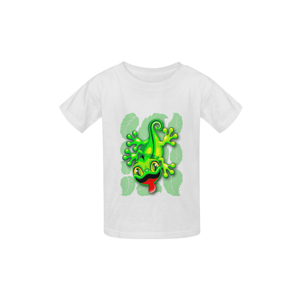 Gecko Lizard Baby Cartoon Kid's  Classic T-shirt (Model T22)