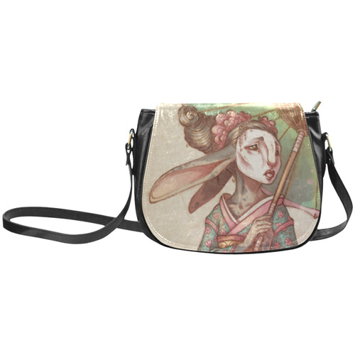 Bunny Geisha Classic Saddle Bag/Small (Model 1648)