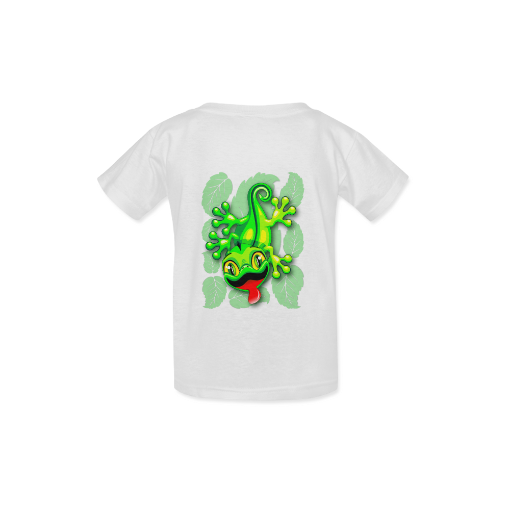 Gecko Lizard Baby Cartoon Kid's  Classic T-shirt (Model T22)