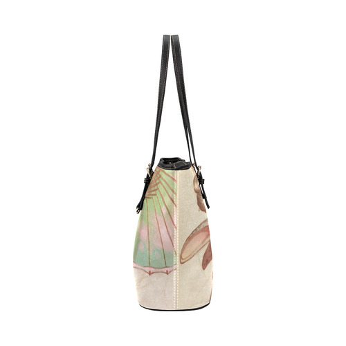 Bunny Geisha Leather Tote Bag/Large (Model 1651)