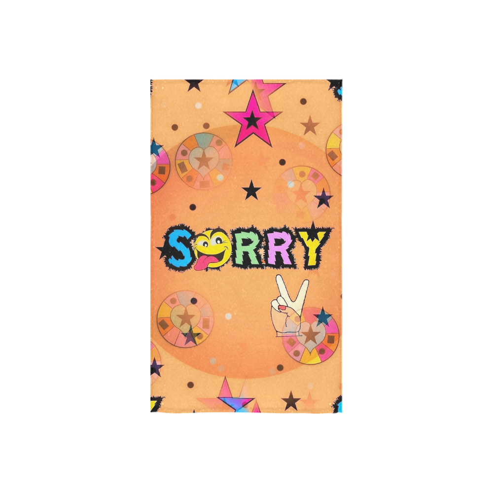 Sorry by Popart Lover Custom Towel 16"x28"