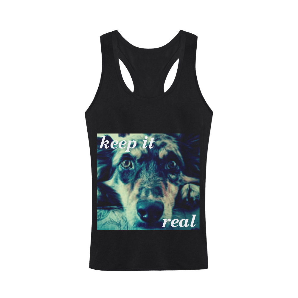 Reality Men's I-shaped Tank Top (Model T32)