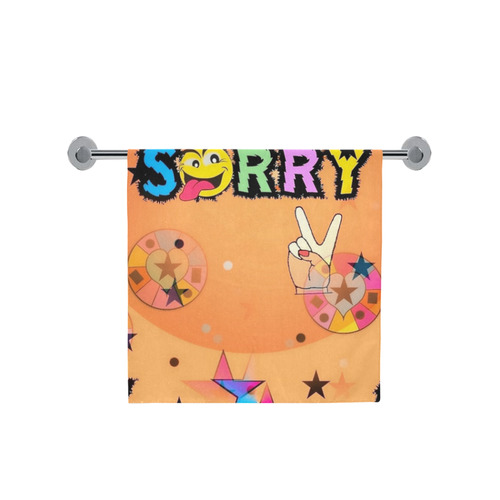Sorry by Popart Lover Bath Towel 30"x56"