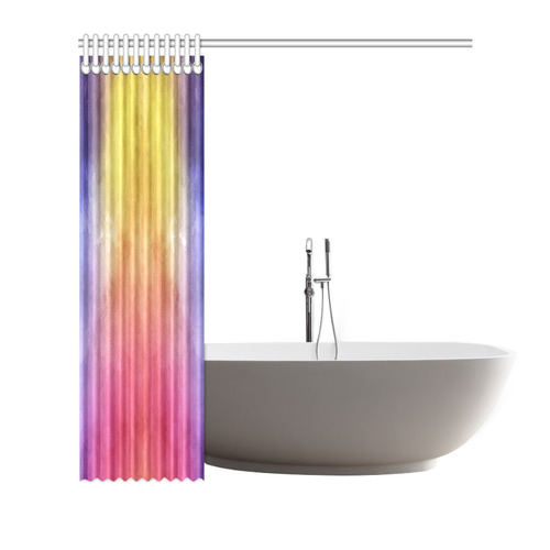 watercolor abstractions Shower Curtain 72"x72"