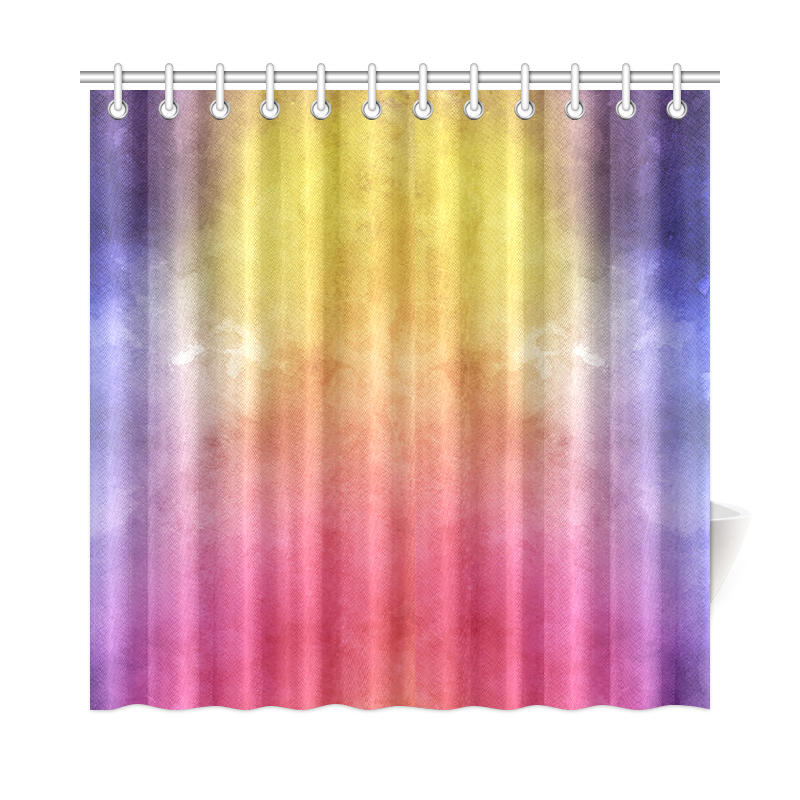 watercolor abstractions Shower Curtain 72"x72"