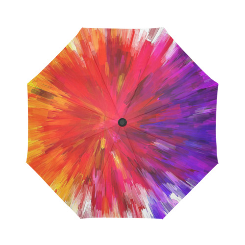 Multicolored Abstract Fractal Auto-Foldable Umbrella (Model U04)