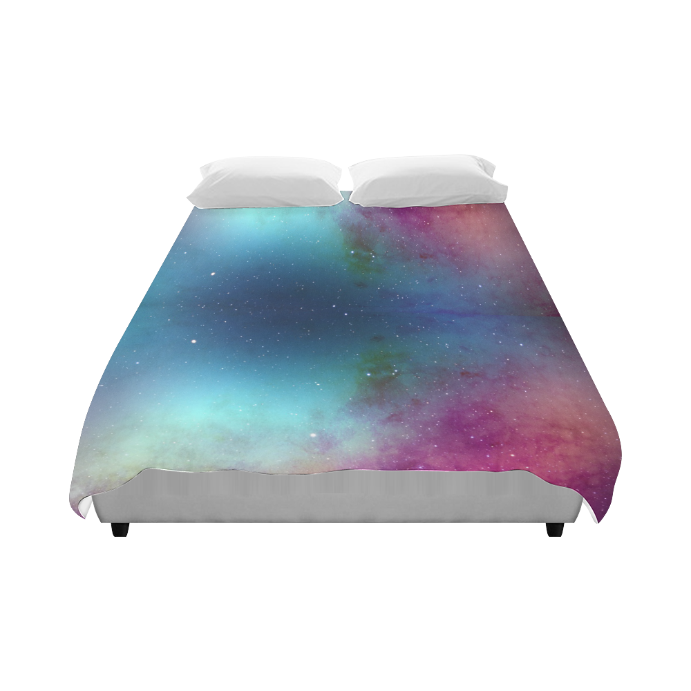 Watercolor space odyssey Duvet Cover 86"x70" ( All-over-print)
