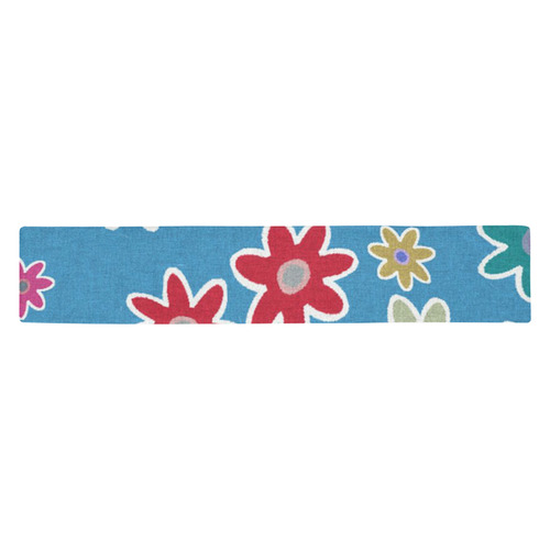 Floral Fabric 1A Table Runner 14x72 inch