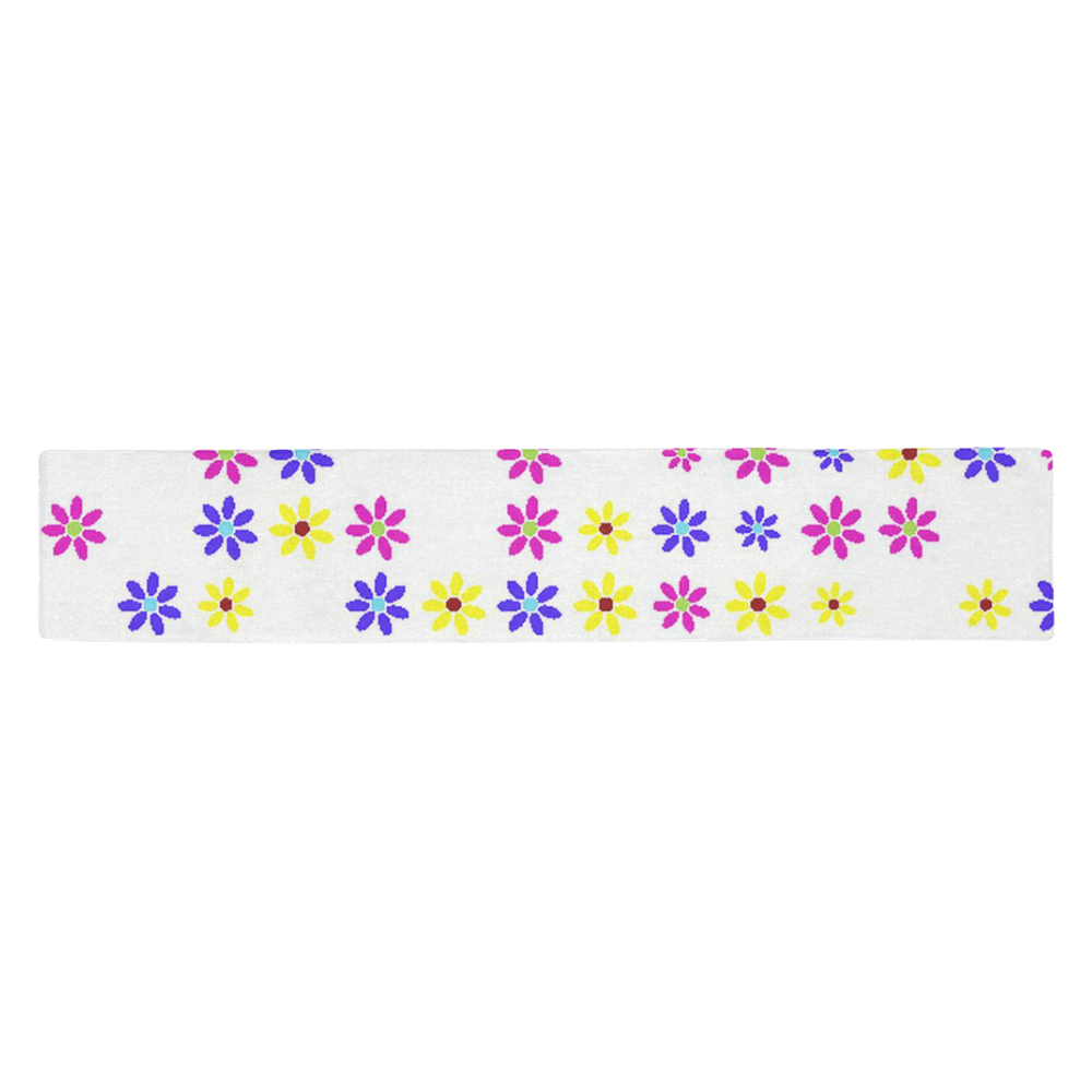 Floral Fabric 2A Table Runner 14x72 inch