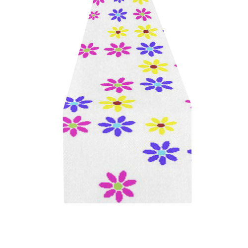Floral Fabric 2A Table Runner 16x72 inch