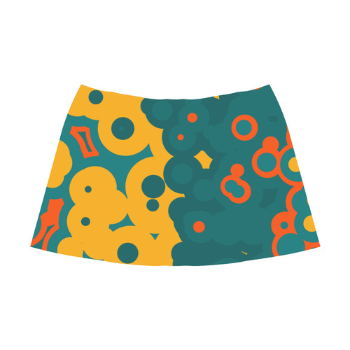 Bubbles Mnemosyne Women's Crepe Skirt (Model D16)