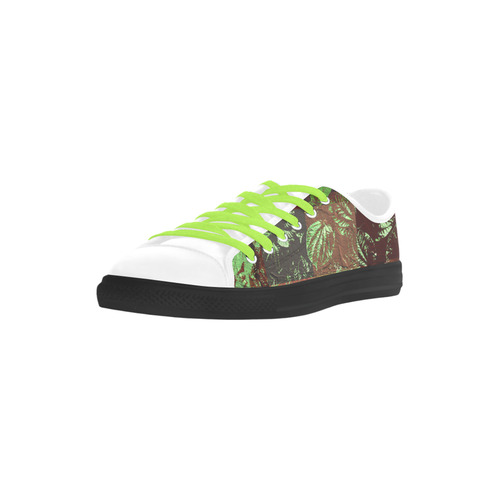 Foliage Patchwork #4 - Jera Nour Aquila Microfiber Leather Women's Shoes (Model 031)
