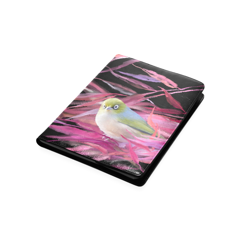 Cute little SilverEye, angry bird watercolor Custom NoteBook B5